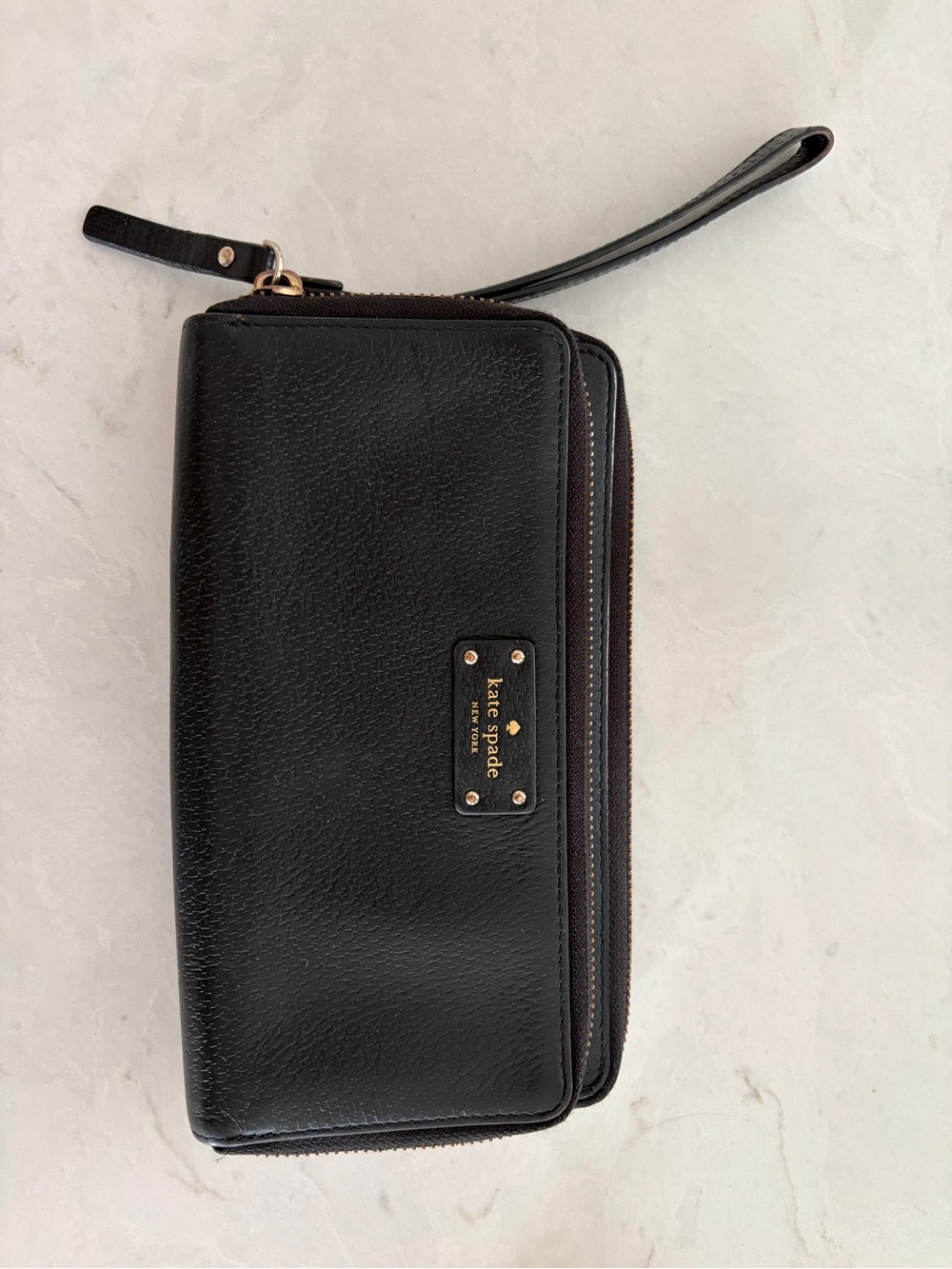 Authentic black Kate Spade Anita wallet | 100% leather designer luxury
